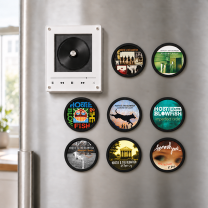 Hootie & The Blowfish MagTune Mini CD Player Light Box - Album Art Disc Night Light & Music Display, USB Backlit Rock Fan Gift
