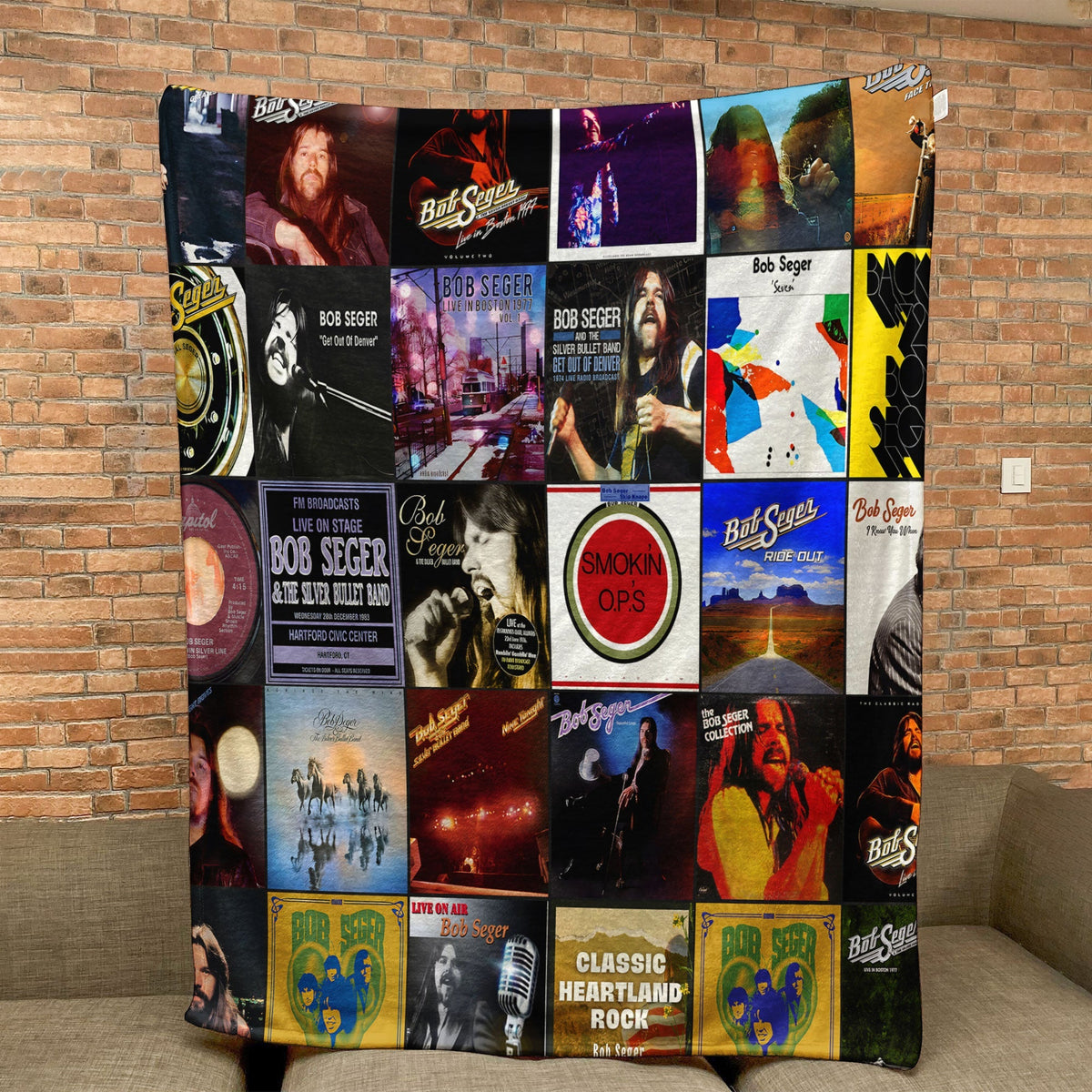 Bob Seger Sherpa Blanket – A Heartland Rock Tribute for True Fans