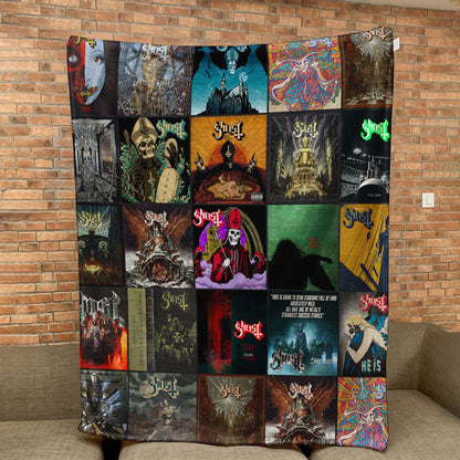 Ghost Sherpa Blanket – Dark Art & Metal Warmth Wrapped in Iconic Album Imagery
