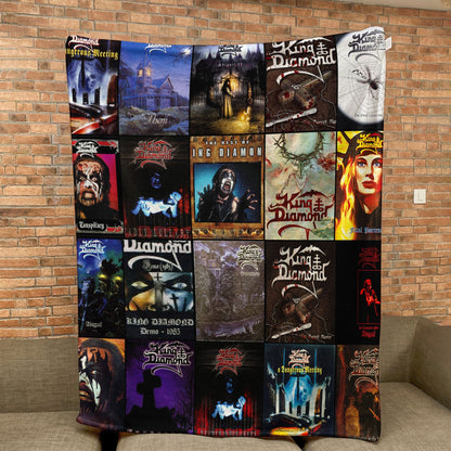 King Diamond Sherpa Blanket – A Haunting Tribute to Metal’s Darkest Legend
