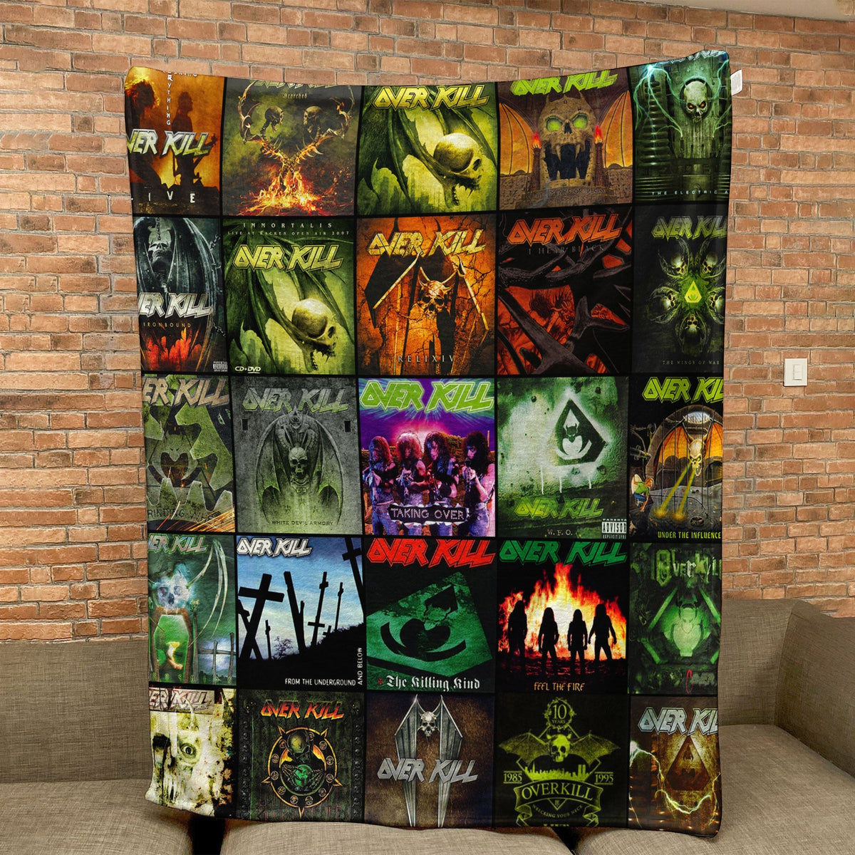Overkill Sherpa Blanket – A Thrash Metal Time Capsule for True Fans
