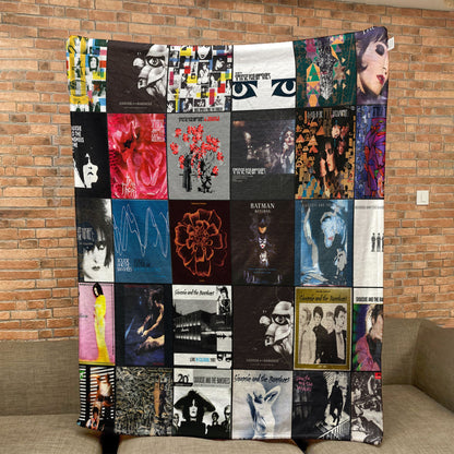 Siouxsie & The Banshees Sherpa Blanket – A Gothic Post-Punk Legacy in Every Stitch