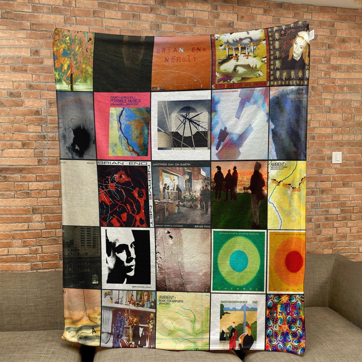 Brian Eno Sherpa Blanket – Ambient Masterpieces & Iconic Album Art Tribute