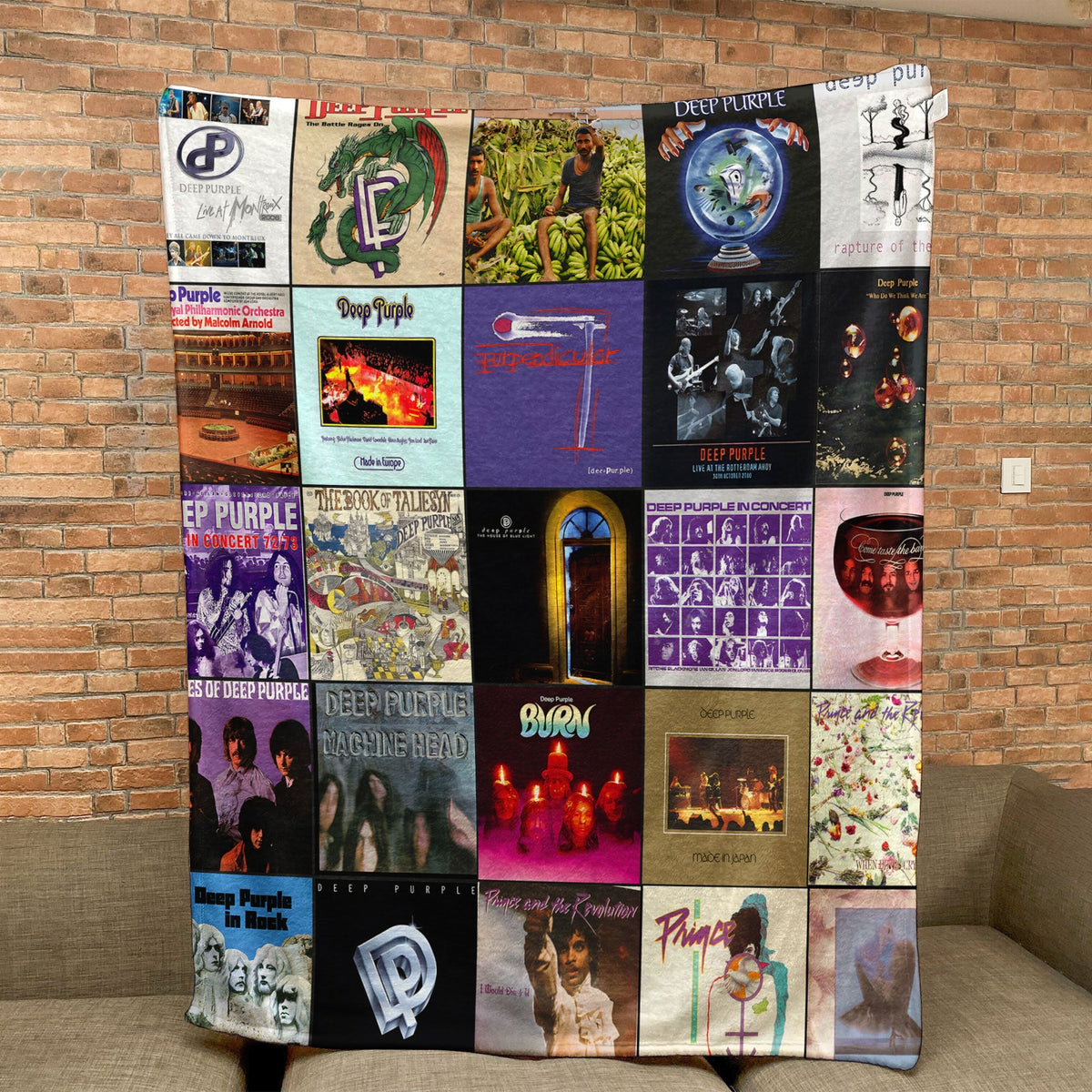 Deep Purple Sherpa Blanket – Classic Rock Warmth for True Legends Fans