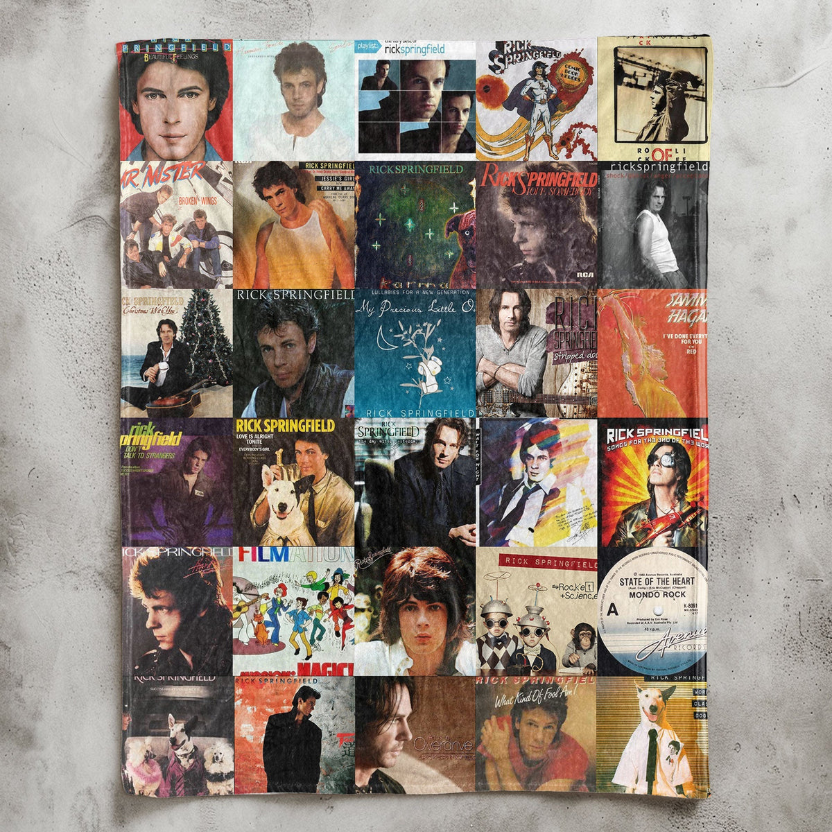 Rick Springfield Sherpa Blanket – A Cozy Tribute to an ’80s Icon