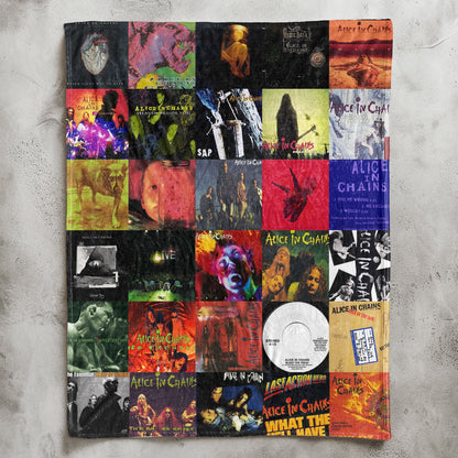 Alice In Chains Sherpa Blanket – Grunge Warmth Wrapped in Iconic Album Art