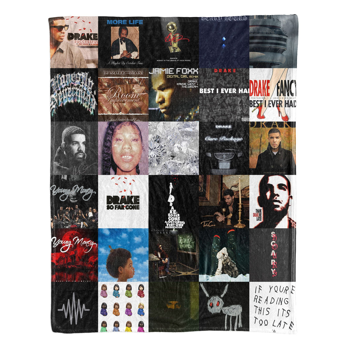Drake Sherpa Blanket – A Luxe Tribute to Every Era of an Icon