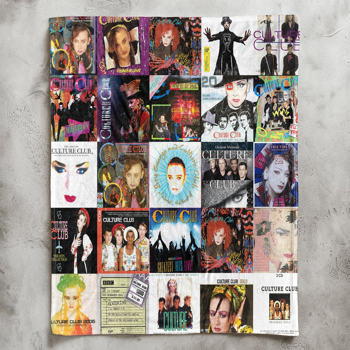 Culture Club Sherpa Blanket – A Vibrant Tribute to ’80s Pop Icons