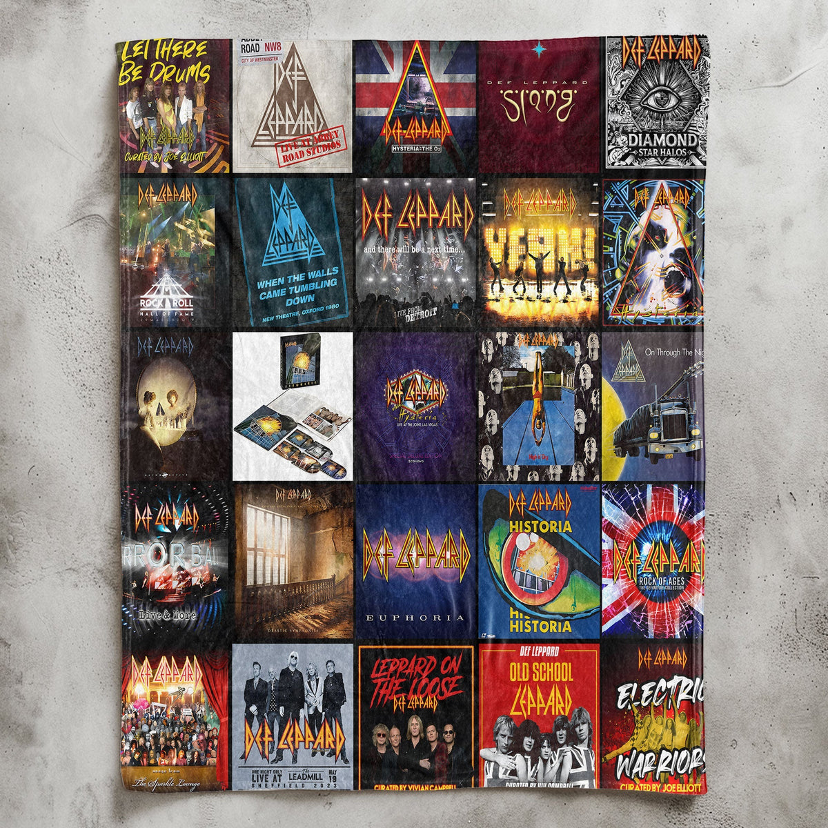 Def Leppard Sherpa Blanket – A High-Energy Rock Tribute for True Fans