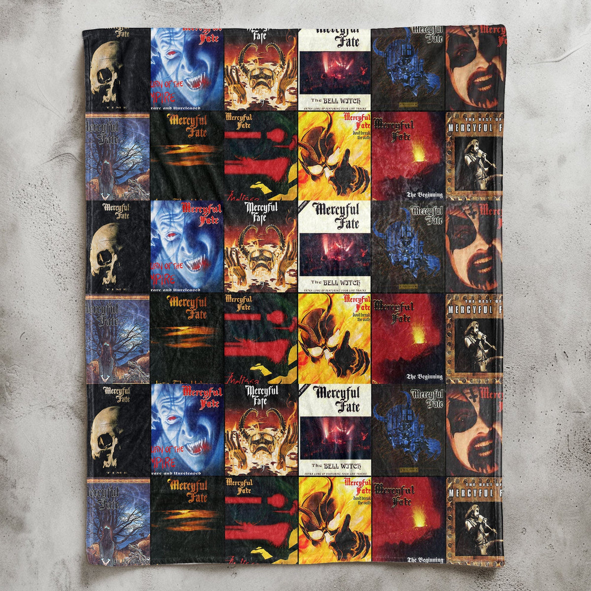 Mercyful Fate Sherpa Blanket – A Dark Heavy Metal Tribute for True Fans