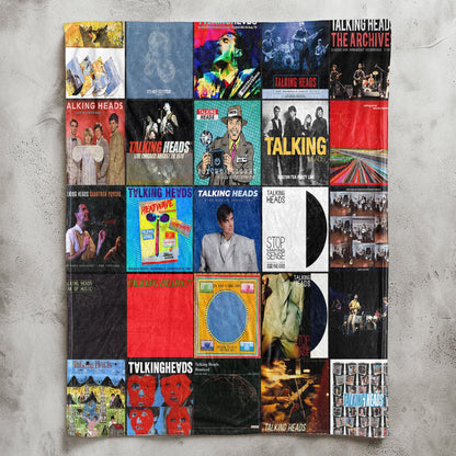 Talking Heads Sherpa Blanket – Art Rock Warmth Wrapped in Iconic Album Imagery