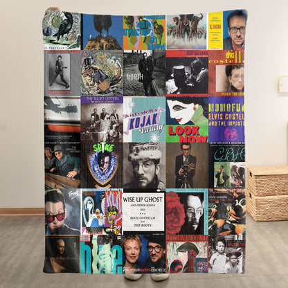 Elvis Costello Sherpa Blanket – A Timeless Journey Through His Iconic Eras