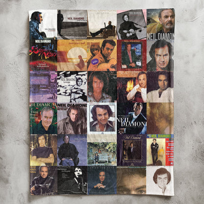Neil Diamond Sherpa Blanket – A Cozy Tribute to a Musical Icon