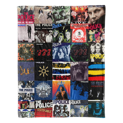 The Police Sherpa Blanket – A Tribute to Timeless New Wave Icons