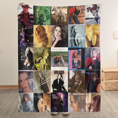 Tanya Tucker Sherpa Blanket – A Classic Country Tribute for True Fans