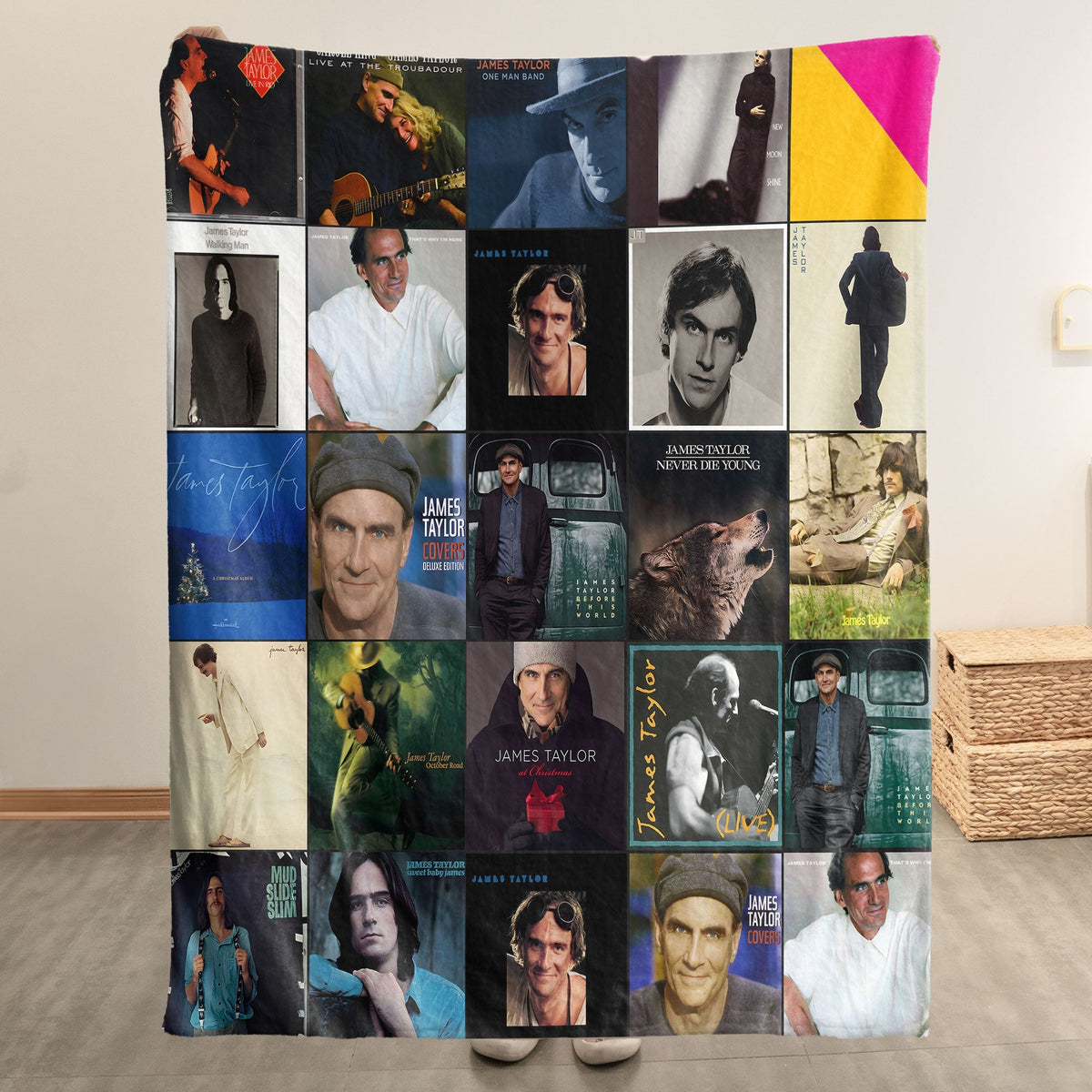 James Taylor Sherpa Blanket – A Warm Folk-Rock Tribute for True Fans