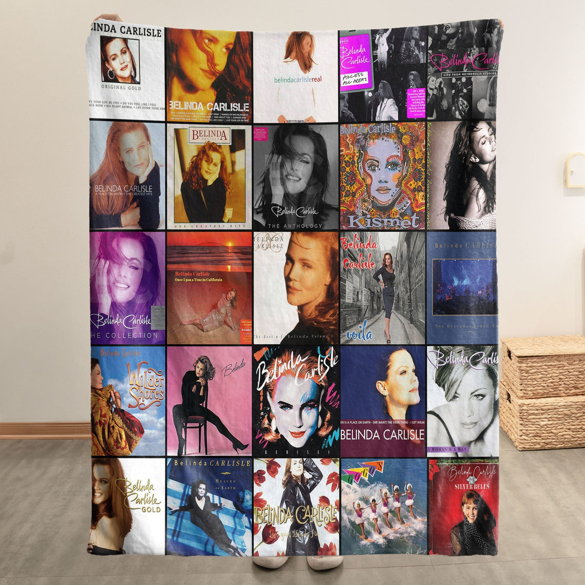 Belinda Carlisle Sherpa Blanket – A Warm Journey Through Timeless Hits
