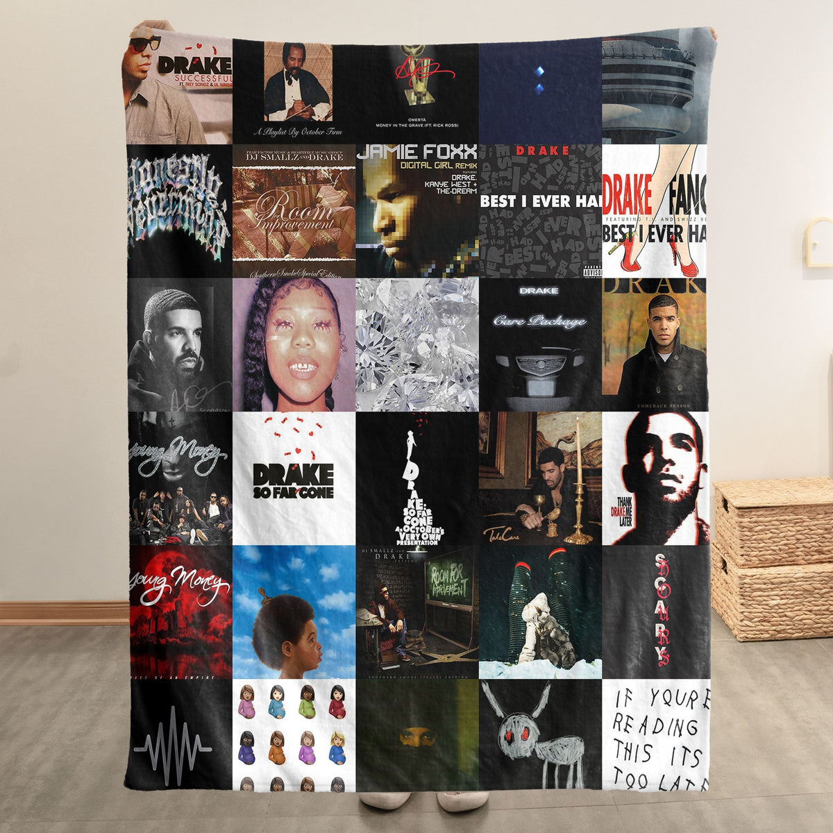 Drake Sherpa Blanket – A Luxe Tribute to Every Era of an Icon