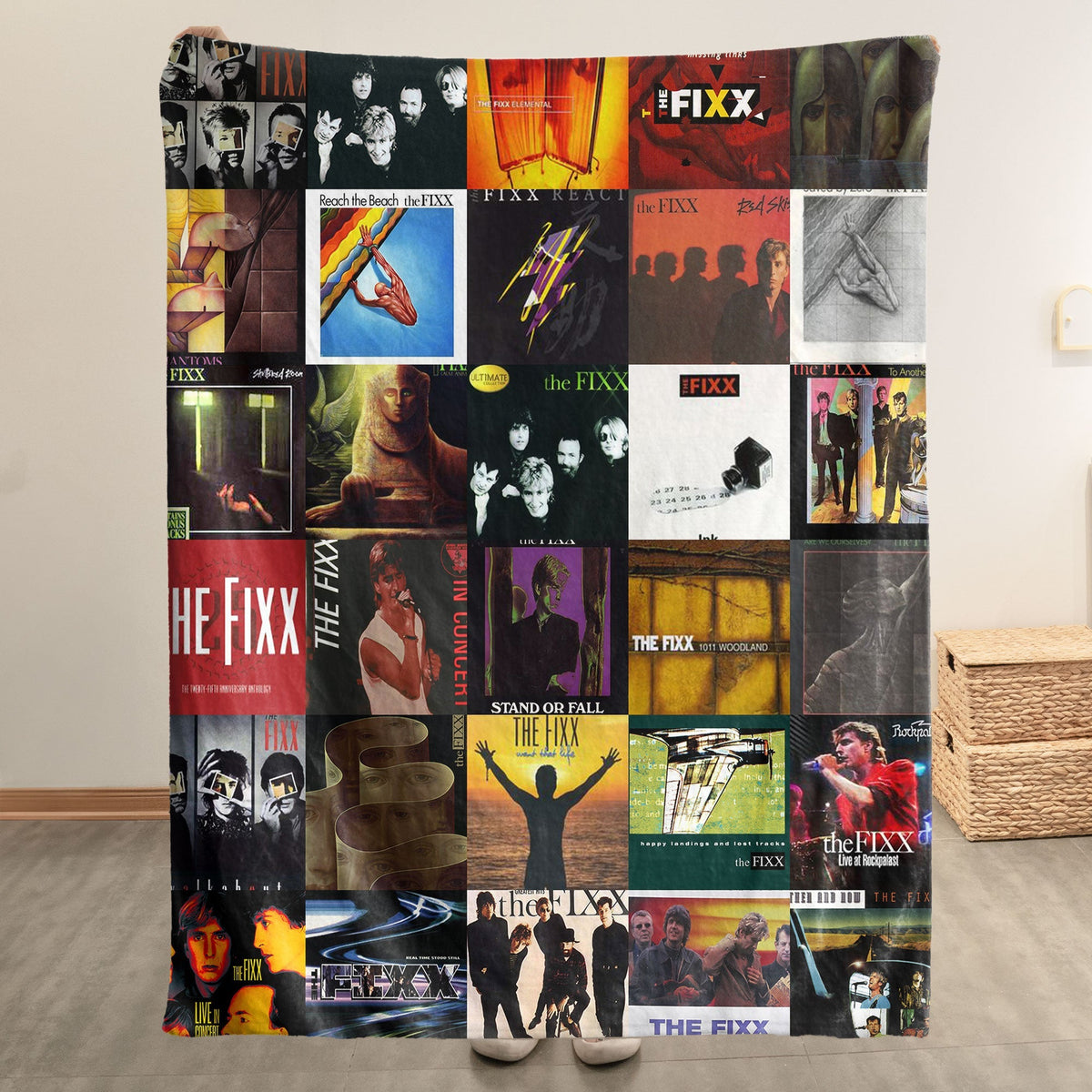 The Fixx Sherpa Blanket – A Retro-New Wave Tribute for True Fans