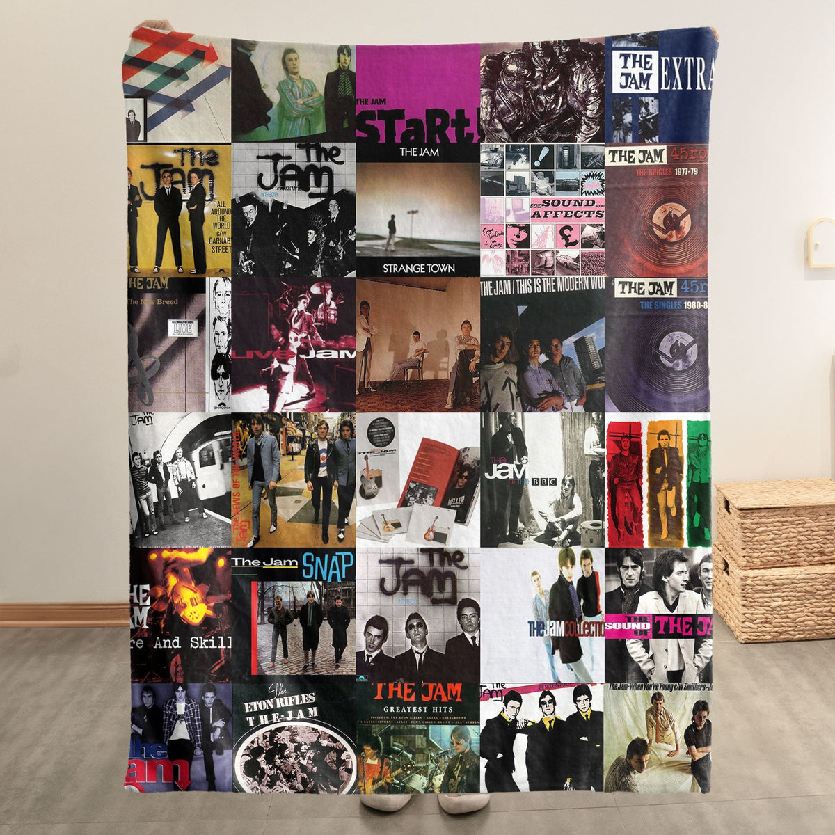 The Jam Sherpa Blanket – A Mod Revival Classic for True Fans