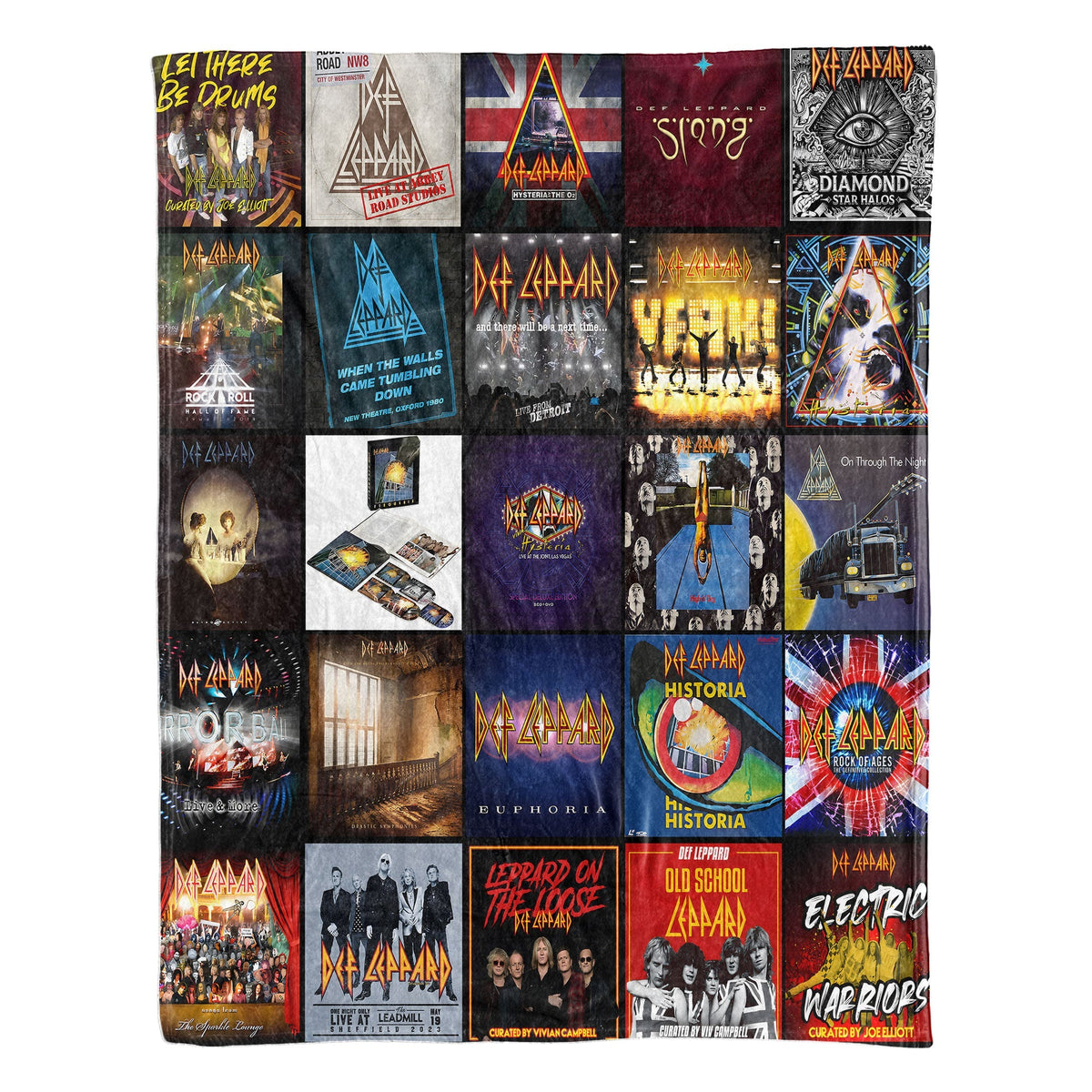 Def Leppard Sherpa Blanket – A High-Energy Rock Tribute for True Fans