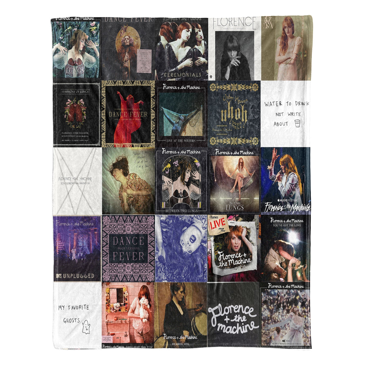 Florence - The Machine Sherpa Blanket – A Dreamy, Ethereal Album Art Tribute
