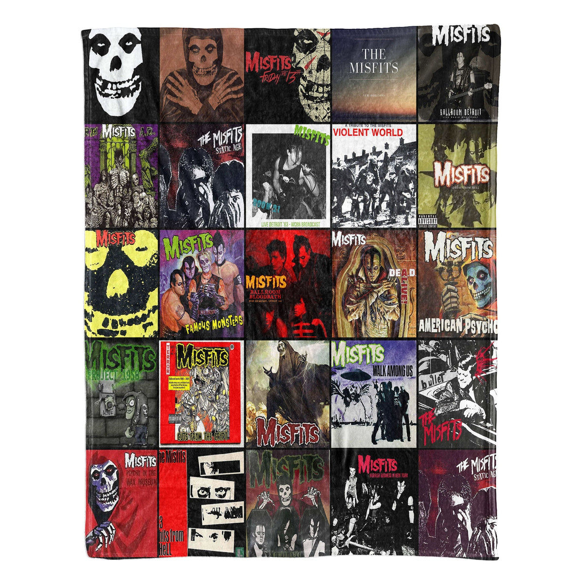 Misfits Sherpa Blanket – A Horror Punk Legacy for True Fans