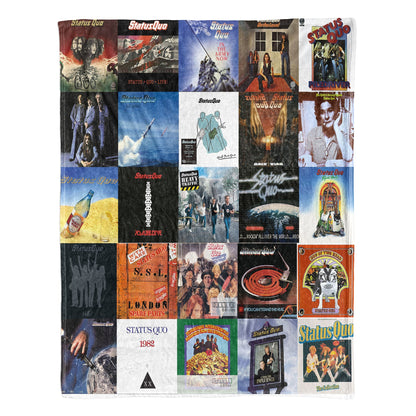 Status Quo Sherpa Blanket – A Rock ’n’ Roll Tribute for Lifelong Fans