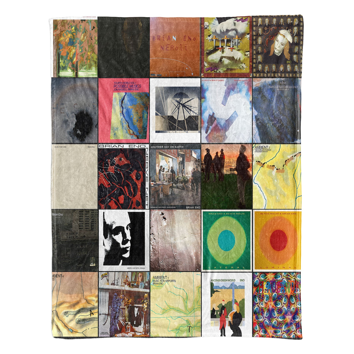 Brian Eno Sherpa Blanket – Ambient Masterpieces & Iconic Album Art Tribute