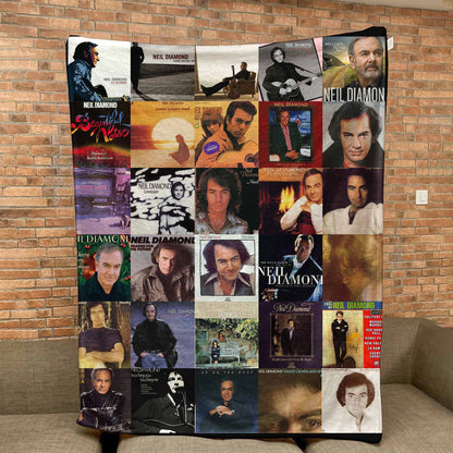 Neil Diamond Sherpa Blanket – A Cozy Tribute to a Musical Icon