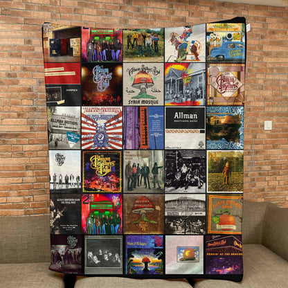 Allman Brothers Band Sherpa Blanket – A Warm Southern Rock Tribute