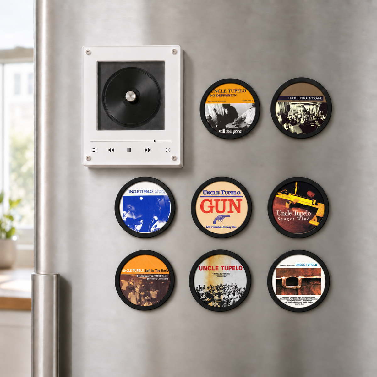 Uncle Tupelo MagTune Mini CD Player Light Box - Album Art Disc Night Light, USB Backlit Alternative Country Band Fan Gift