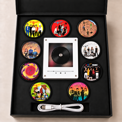 The B-52's MagTune Mini CD Player Light Box - Album Art Disc Night Light, USB Backlit New Wave Rock Band Fan Gift