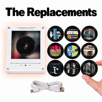 The Replacements MagTune Mini CD Player Light Box - Album Art Disc Night Light, USB Backlit Alternative Rock Band Fan Gift