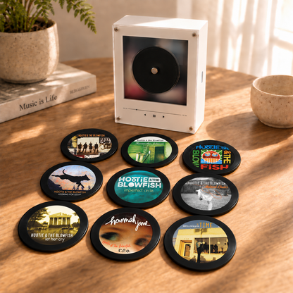 Hootie & The Blowfish MagTune Mini CD Player Light Box - Album Art Disc Night Light & Music Display, USB Backlit Rock Fan Gift