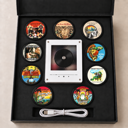 Long Beach Dub Allstars MagTune Mini CD Player Light Box - Album Art Disc Night Light, USB Backlit Reggae Rock Fan Gift