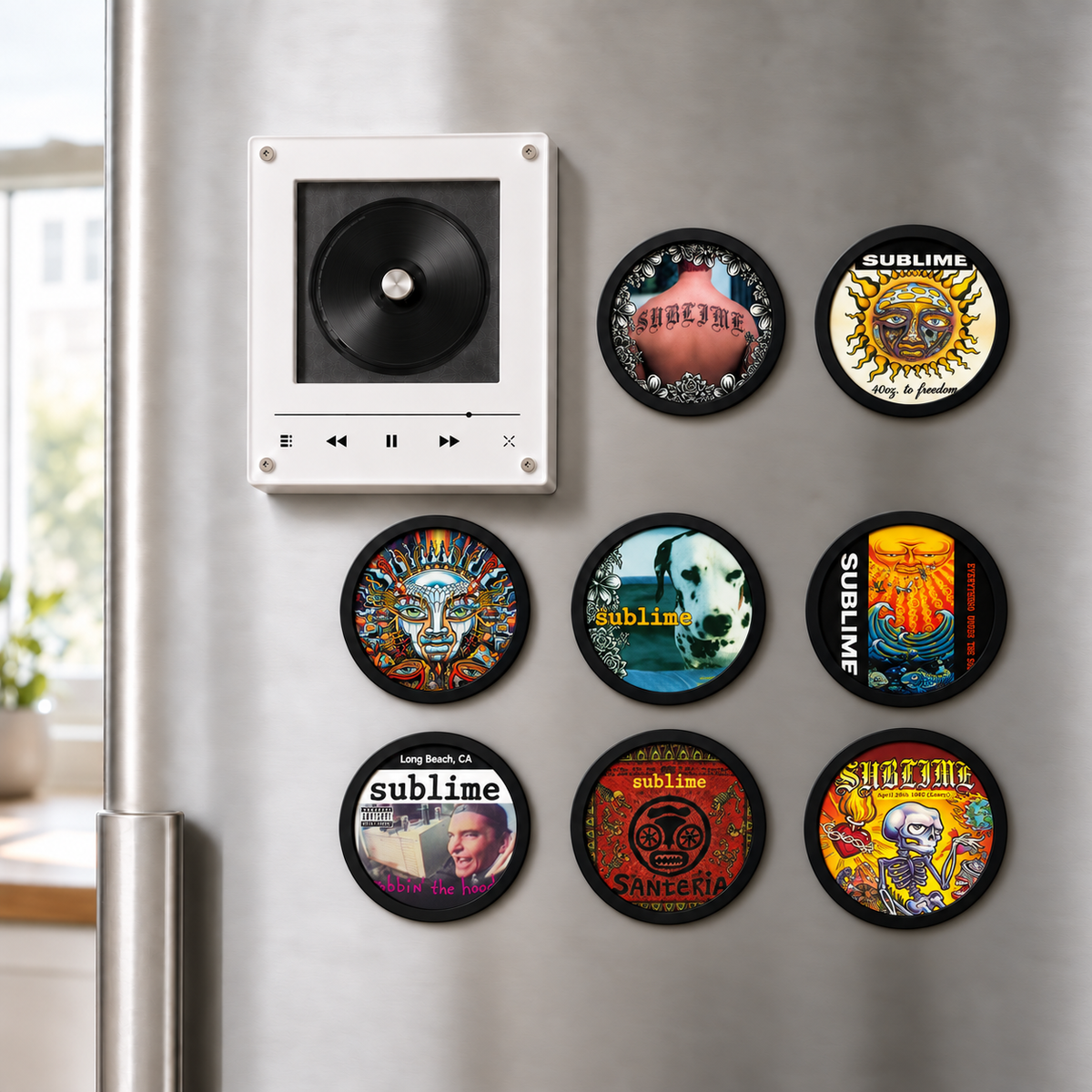 Sublime MagTune Mini CD Player Light Box - Album Art Disc Night Light, USB Backlit Ska Punk Reggae Rock Band Fan Gift