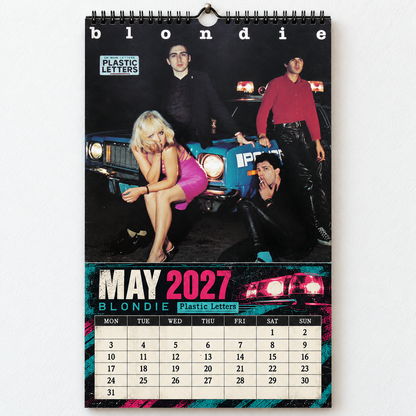 Blondie 2027 Album Cover Calendar - Classic Art Wall Planner, Music Keepsake Fan Gift