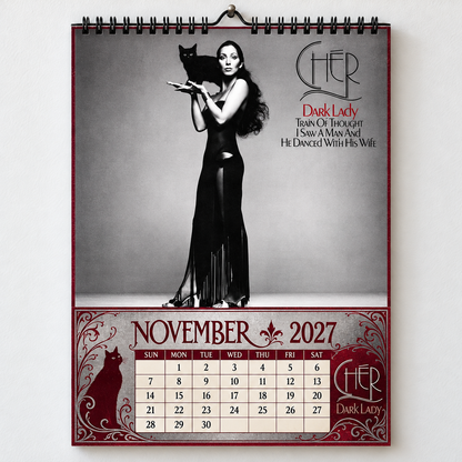 Cher 2027 Album Cover Calendar - Classic Art Wall Planner, Music Keepsake Fan Gift