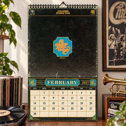 Chicago 2027 Album Cover Calendar - Classic Art Wall Planner, Music Keepsake Fan Gift