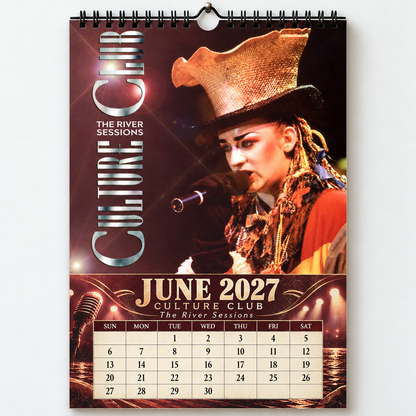 2027 Culture Club Album Cover Wall Calendar – Boy George 80s Pop Music Calendar, Retro New Wave Decor, Nostalgic Gift for Fans