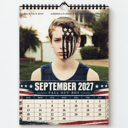2027 Fall Out Boy Album Cover Wall Calendar – Pop Punk Rock Music Calendar, Thanks for the Memories, Emo Rock Fan Gift