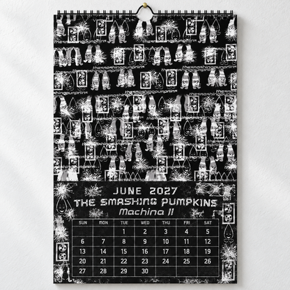 2027 The Smashing Pumpkins Album Covers Wall Calendar - Spiral Bound Vintage Alternative Rock Collector's Calendar - Unique Christmas Stocking Stuffer & Birthday Gift
