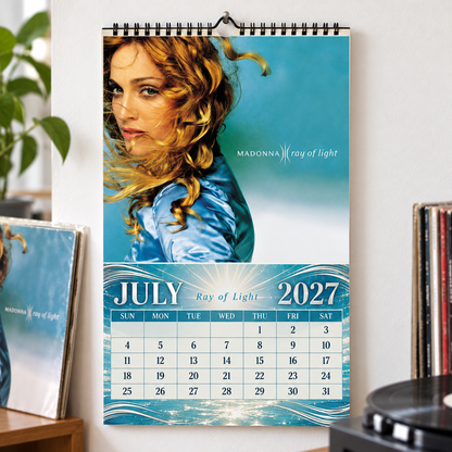 Madonna 2027 Album Covers Wall Calendar - Pop Queen Album Art Poster Calendar, Pop Music Merchandise Fan Holiday Gift