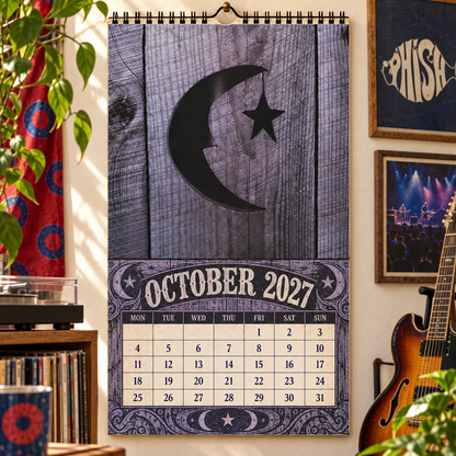 Phish Album Covers Collage Wall Calendar - 2027 A Year of Gamehendge Dreams & Endless Jams - Perfect Gift for Rock Fans