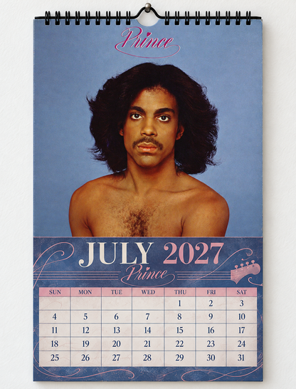 2027 Prince Album Cover Wall Calendar – Purple Rain Music Calendar, Vintage Funk & Pop Rock Calendar, Prince Rogers Nelson Fan Gift