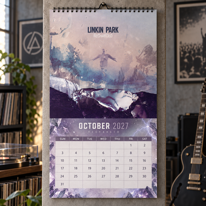 Linkin Park Album Covers Collage Wall Calendar - 2027 A Year of a Thousand Suns & Echoes That Remain - Perfect Gift for Rock Fans