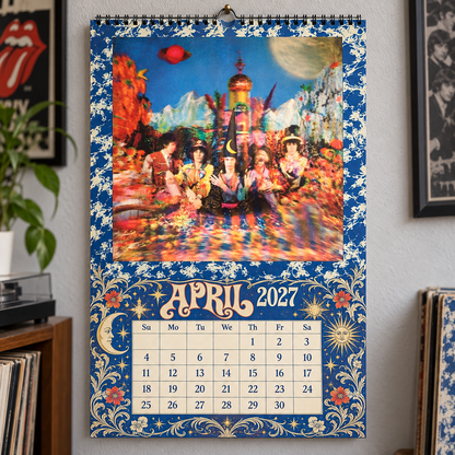 The Rolling Stones 2027 Calendar - Classic Rock Album Art and Photography Monthly Wall Calendar