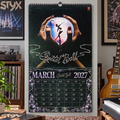 Styx 2027 Album Covers Music Wall Calendar - Timeless Progressive Rock Classic Album Art Hanging Calendar