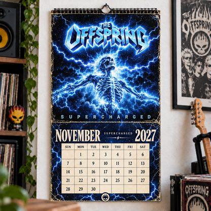 The Offspring 2027 Album Covers Music Wall Calendar - Timeless Punk Rock Classic Album Art Hanging Calendar
